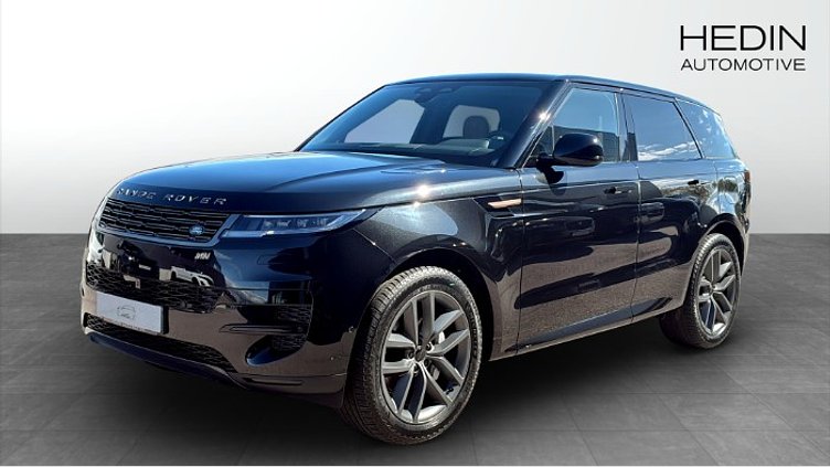 2025 Ny Land Rover Range Rover Sport Santorini Black P460e Bensin Plug-in Hybrid Kort hjulbas (SWB) SE