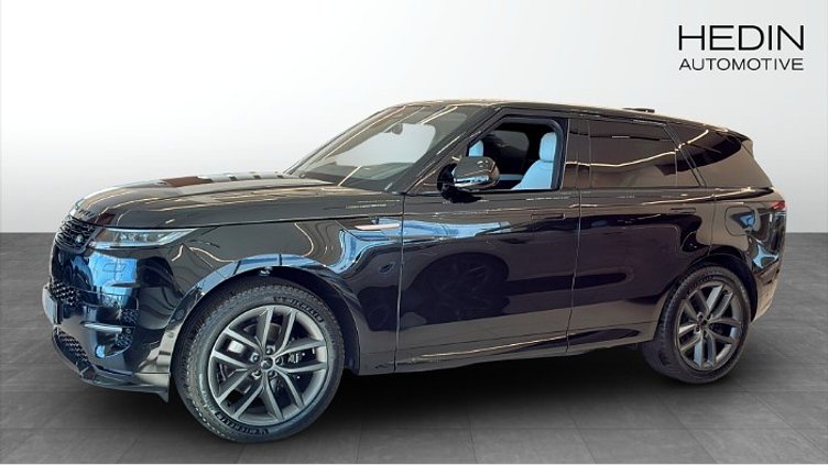 2025 Ny Land Rover Range Rover Sport Santorini Black P460e Bensin Plug-in Hybrid Kort hjulbas (SWB) Dynamic SE