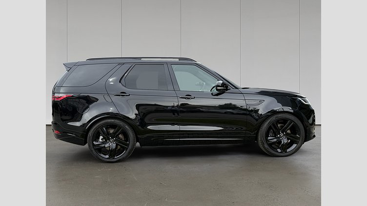 2025 Approved Land Rover Discovery Santorini Black 3.0 literes, soros 6 hengeres dízel motor, 350 LE, 8 sebességes automata váltó Dynamic HSE