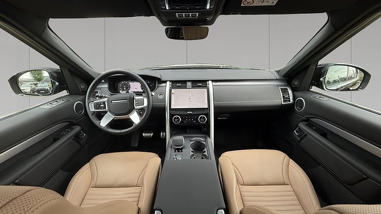 2025 Approved Land Rover Discovery Santorini Black 3.0 literes, soros 6 hengeres dízel motor, 350 LE, 8 sebességes automata váltó Dynamic HSE