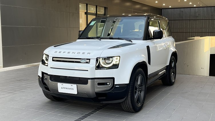 2025 認證中古車 Land Rover Defender 90 (1AA) 富士山白 Fuji White D300  輕油電混合 X-Dynamic HSE