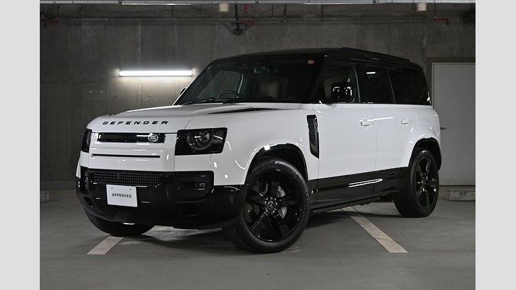 2025 認定中古車 Land Rover Defender 110 フジホワイト D350 ディーゼルマイルドハイブリッド X-Dynamic HSE