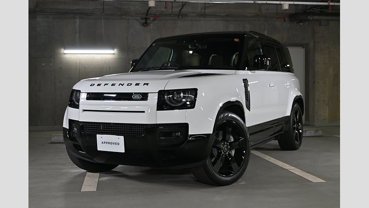 2025 認定中古車 Land Rover Defender 110 フジホワイト D350 ディーゼルマイルドハイブリッド X-Dynamic HSE