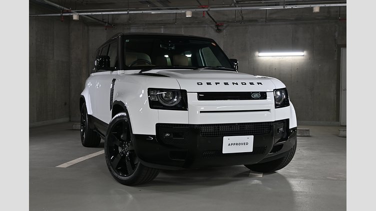 2025 認定中古車 Land Rover Defender 110 フジホワイト D350 ディーゼルマイルドハイブリッド X-Dynamic HSE