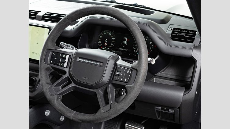 2024 認定中古車 Land Rover Defender 110 サントリーニブラック P525 AWD (AT) V8