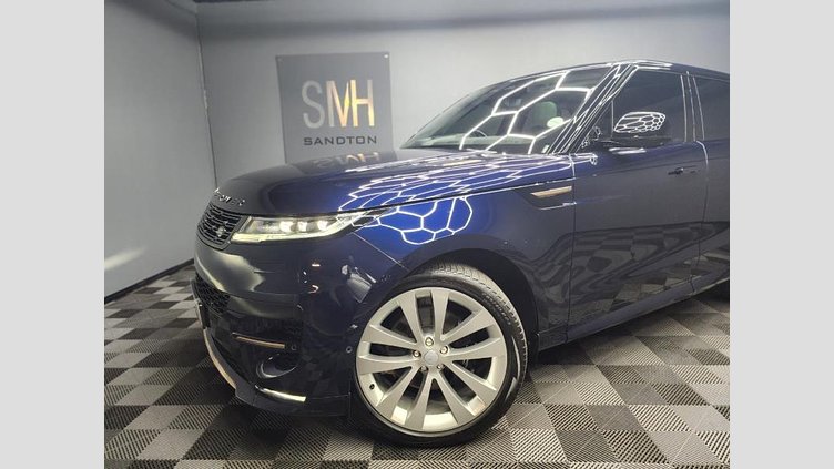 2022 Approved Land Rover Range Rover Sport Portofino Blue 2023 Portofino Blue Range Rover Sport D350 Dynamic HSE with only 33 500km on the clock, powered by a 3.0L Turbo Diesel Inline-6 Mild Hybrid (MHEV) engine delivering 258kW and 700Nm through an 8-speed automatic AWD system, D350 Dynamic HSE