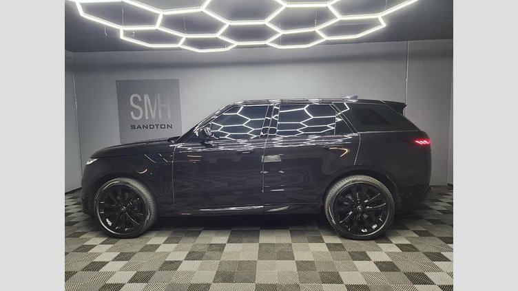 2023 Approved Land Rover Range Rover Sport Santorini Black Experience the pinnacle of luxury and performance with the 2023 Land Rover Range Rover Sport D350 Dynamic HSE in Santorini Black. This refined SUV is powered by a robust 3.0-liter turbo diesel i6 engine, D350 Dynamic HSE