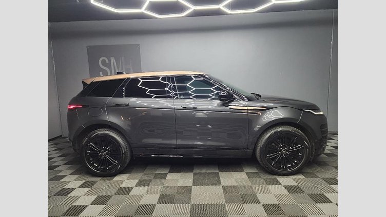 2025 Approved Land Rover Range Rover Evoque Carpathian Grey 2025 Carpathian Grey with Bronze Roof Range Rover Evoque D200 Autobiography, stunning looking vehicle with 20 Inch Black Mag Wheels, Panoramic Sliding Sunroof, D200 Autobiography