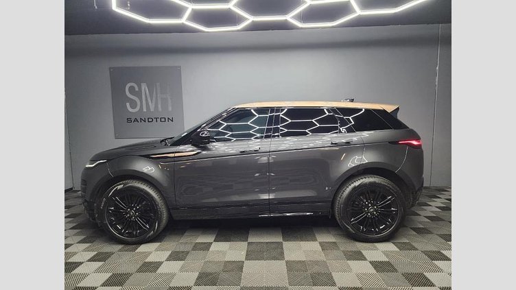 2025 Approved Land Rover Range Rover Evoque Carpathian Grey 2025 Carpathian Grey with Bronze Roof Range Rover Evoque D200 Autobiography, stunning looking vehicle with 20 Inch Black Mag Wheels, Panoramic Sliding Sunroof, D200 Autobiography