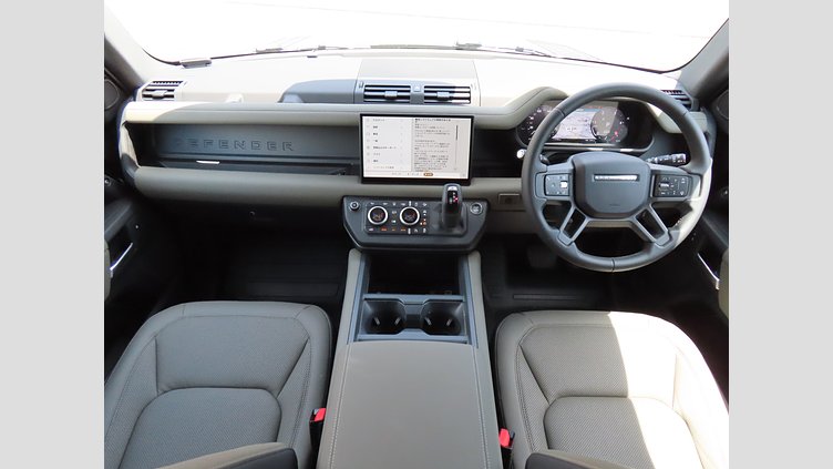 2025 認定中古車 Land Rover Defender 110 サントリーニブラック D350 ディーゼルマイルドハイブリッド S
