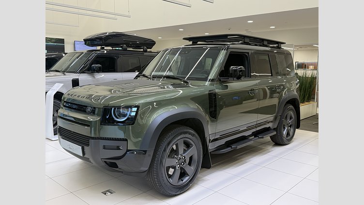 2026 Ny Land Rover Defender 110 Woolstone Green Bensin Laddhybrid X-Dynamic SE