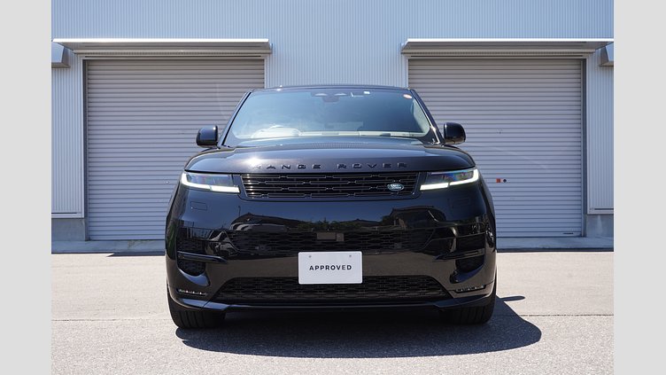 2023 認定中古車 Land Rover Range Rover Sport サントリーニブラック 3.0リッター6気筒400PSターボチャージドガソリンMHEV（オートマチック） FIRST EDITION