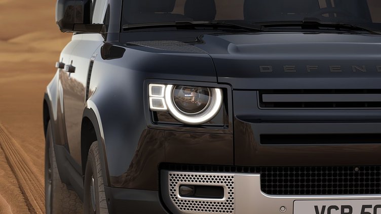 2023 認定中古車 Land Rover Defender 110 サントリーニブラック D300 AWD（AT） S　D300　コイルサスペンション装着車