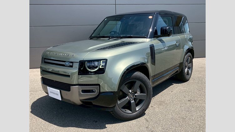 2025 認定中古車 Land Rover Defender 90 パンゲアグリーン D350 ディーゼルマイルドハイブリッド X-Dynamic HSE