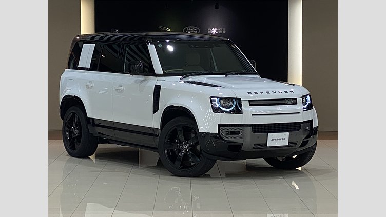 2025 認定中古車 Land Rover Defender 110 フジホワイト P525 ガソリン V8