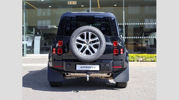2025 Approved Land Rover Defender 110 Santorini Black This 2025 Land Rover Defender 110 D350 X-Dynamic HSE in Santorini Black combines proven durability with premium comfort 2025 Defender D350 HSE X- Dynamic 