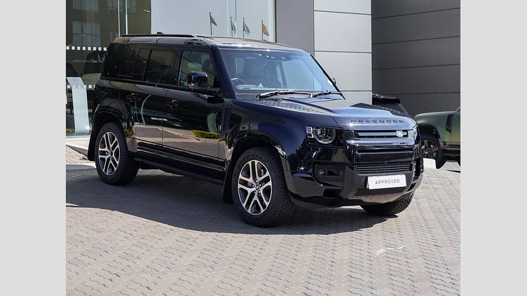 2025 Approved Land Rover Defender 110 Santorini Black This 2025 Land Rover Defender 110 D350 X-Dynamic HSE in Santorini Black combines proven durability with premium comfort 2025 Defender D350 HSE X- Dynamic 