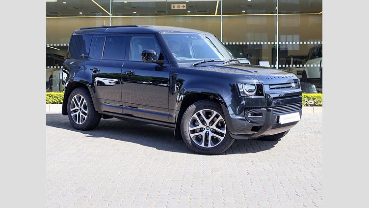 2025 Approved Land Rover Defender 110 Santorini Black This 2025 Land Rover Defender 110 D350 X-Dynamic HSE in Santorini Black combines proven durability with premium comfort 2025 Defender D350 HSE X- Dynamic 