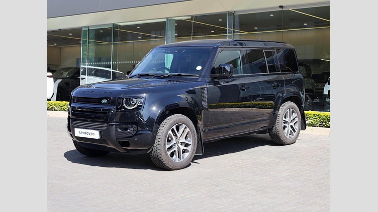 2025 Approved Land Rover Defender 110 Santorini Black This 2025 Land Rover Defender 110 D350 X-Dynamic HSE in Santorini Black combines proven durability with premium comfort 2025 Defender D350 HSE X- Dynamic 