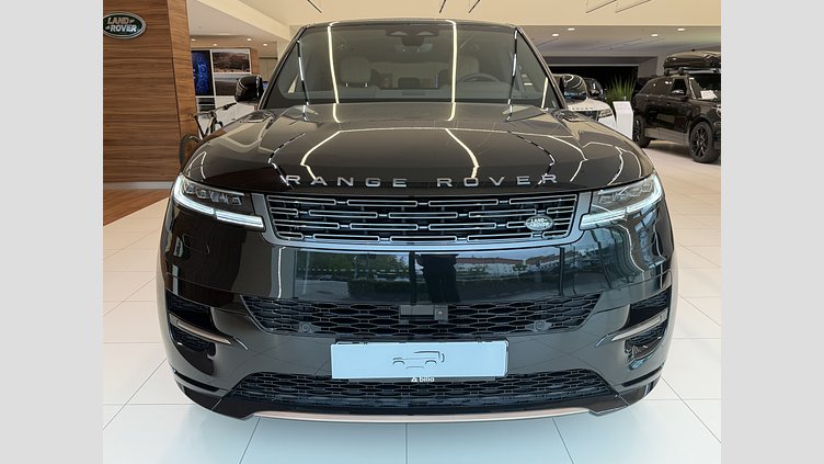 2025 Ny Land Rover Range Rover Sport Santorini Black P460e Bensin Plug-in Hybrid Kort hjulbas (SWB) Dynamic SE