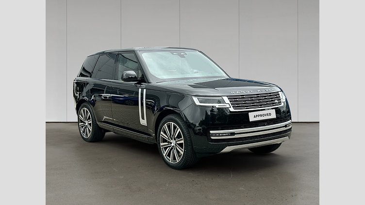 2025 Approved Land Rover Range Rover Czarny Santorini Black P460e PHEV STANDARD WHEELBASE (SWB) Autobiography