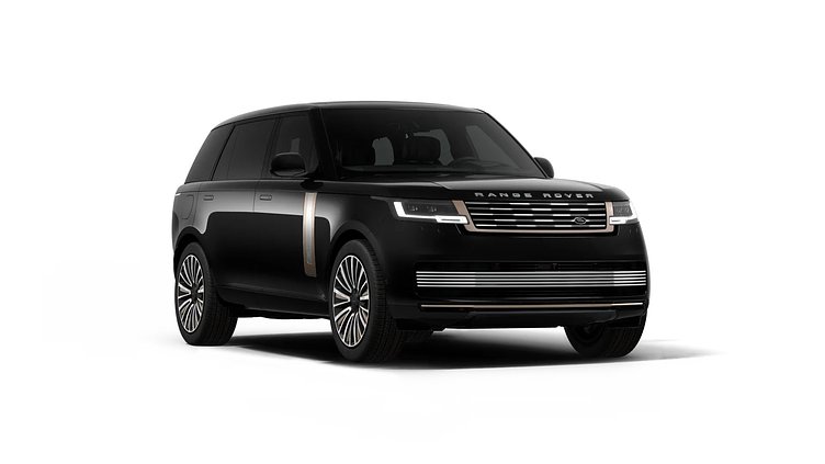 2026 New Land Rover Range Rover Obsidian Black in Gloss finish P615 Petrol Mild Hybrid Long Wheelbase SV