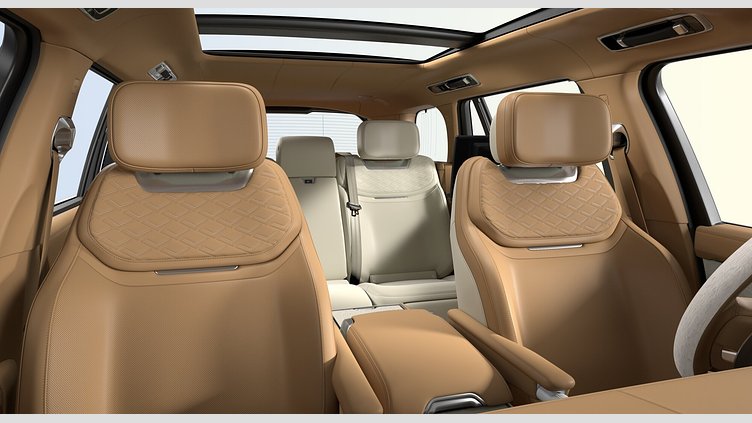 2026 New Land Rover Range Rover Obsidian Black in Gloss finish P615 Petrol Mild Hybrid Long Wheelbase SV