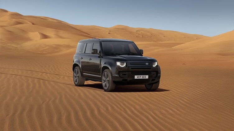 2024 認定中古車 Land Rover Defender 110 サントリーニブラック P525 AWD (AT) V8
