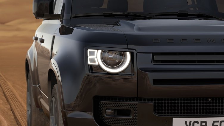2024 認定中古車 Land Rover Defender 110 サントリーニブラック P525 AWD (AT) V8