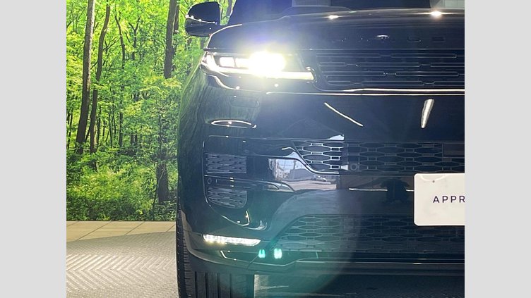 2023 認定中古車 Land Rover Range Rover Sport サントリーニブラック 3.0リッター6気筒300PSターボチャージドディーゼルMHEV（オートマチック） DYNAMIC SE
