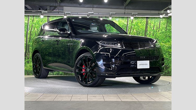 2023 認定中古車 Land Rover Range Rover Sport サントリーニブラック 3.0リッター6気筒300PSターボチャージドディーゼルMHEV（オートマチック） DYNAMIC SE