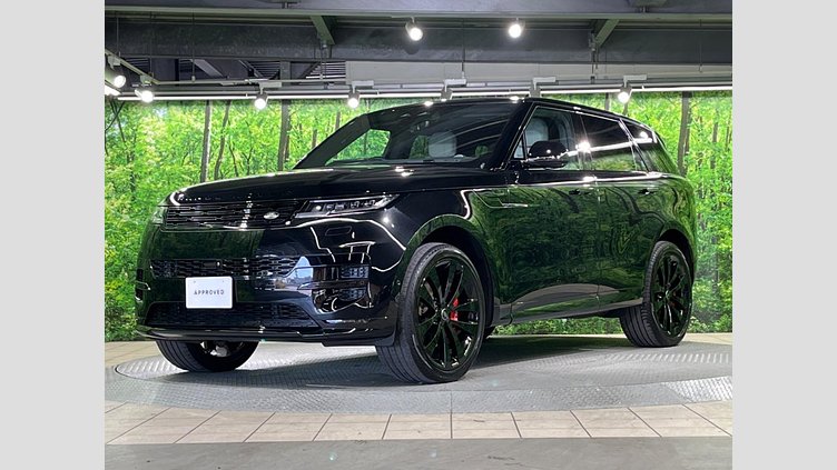 2023 認定中古車 Land Rover Range Rover Sport サントリーニブラック 3.0リッター6気筒300PSターボチャージドディーゼルMHEV（オートマチック） DYNAMIC SE