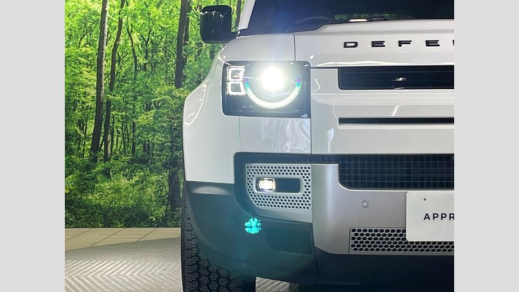 2025 認定中古車 Land Rover Defender 110 フジホワイト D350 ディーゼルマイルドハイブリッド S