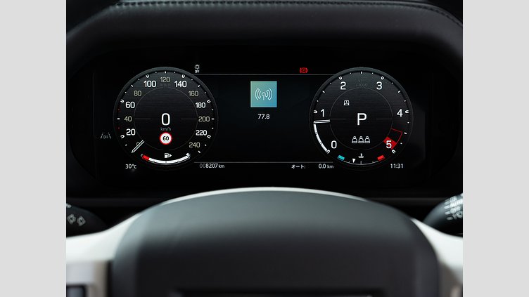 2025 認定中古車 Land Rover Defender 90 フジホワイト D350 ディーゼルマイルドハイブリッド X-Dynamic HSE D350 エアサスペンション装着車