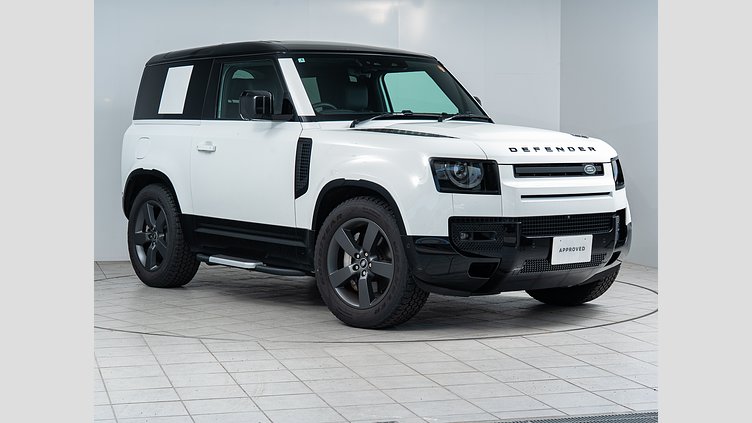 2025 認定中古車 Land Rover Defender 90 フジホワイト D350 ディーゼルマイルドハイブリッド X-Dynamic HSE D350 エアサスペンション装着車