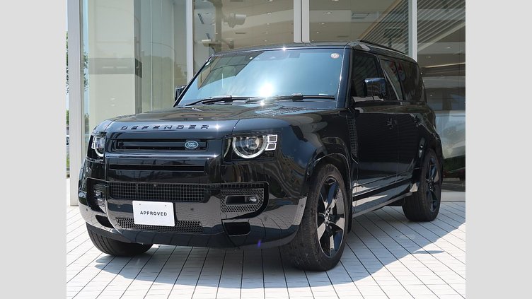 2025 認定中古車 Land Rover Defender 110 サントリーニブラック D350 ディーゼルマイルドハイブリッド X-Dynamic HSE