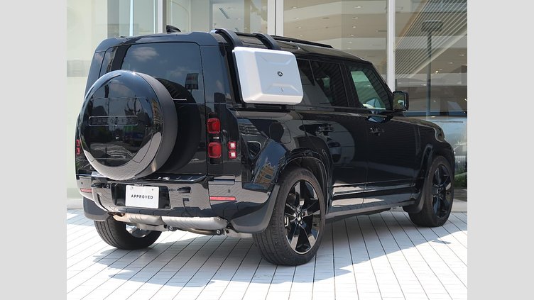2025 認定中古車 Land Rover Defender 110 サントリーニブラック D350 ディーゼルマイルドハイブリッド X-Dynamic HSE