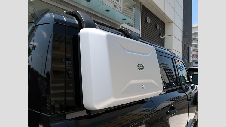 2025 認定中古車 Land Rover Defender 110 サントリーニブラック D350 ディーゼルマイルドハイブリッド X-Dynamic HSE