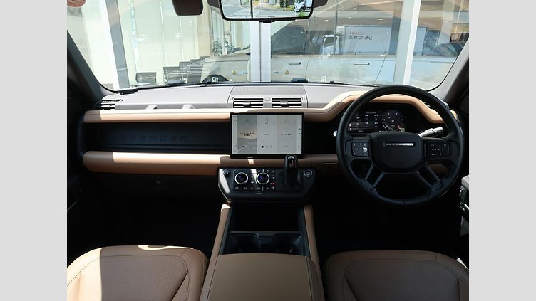 2025 認定中古車 Land Rover Defender 110 サントリーニブラック D350 ディーゼルマイルドハイブリッド X-Dynamic HSE