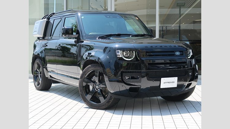 2025 認定中古車 Land Rover Defender 110 サントリーニブラック D350 ディーゼルマイルドハイブリッド X-Dynamic HSE