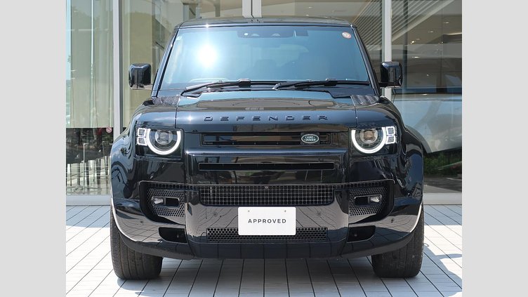 2025 認定中古車 Land Rover Defender 110 サントリーニブラック D350 ディーゼルマイルドハイブリッド X-Dynamic HSE