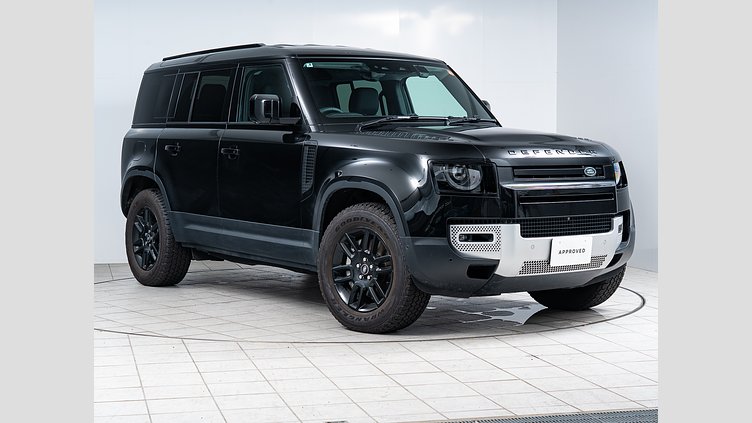 2025 認定中古車 Land Rover Defender 110 サントリーニブラック D350 ディーゼルマイルドハイブリッド S　D350　エアサスペンション装着車