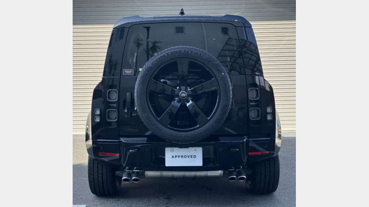 2024 認定中古車 Land Rover Defender 110 サントリーニブラック P525 ガソリン V8