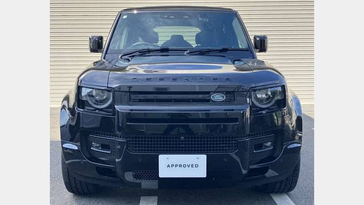 2024 認定中古車 Land Rover Defender 110 サントリーニブラック P525 ガソリン V8