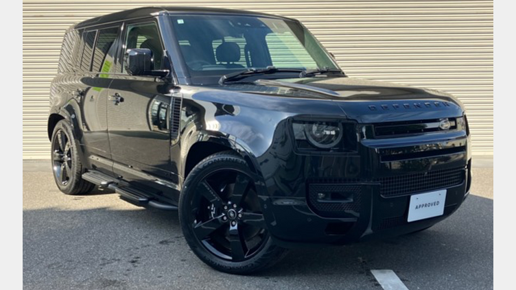 2024 認定中古車 Land Rover Defender 110 サントリーニブラック P525 ガソリン V8