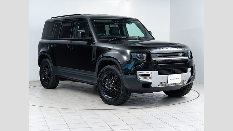 2025 認定中古車 Land Rover Defender 110 サントリーニブラック D350 ディーゼルマイルドハイブリッド S　D350　エアサスペンション装着車