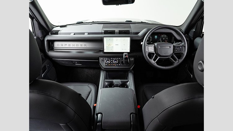 2025 認定中古車 Land Rover Defender 110 サントリーニブラック D350 ディーゼルマイルドハイブリッド S