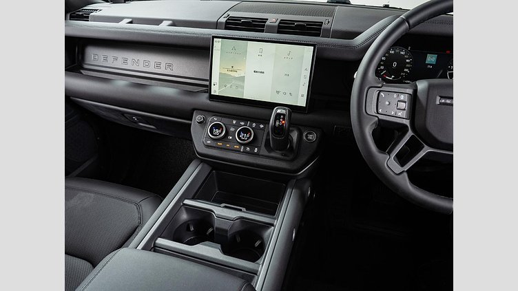 2025 認定中古車 Land Rover Defender 110 サントリーニブラック D350 ディーゼルマイルドハイブリッド S