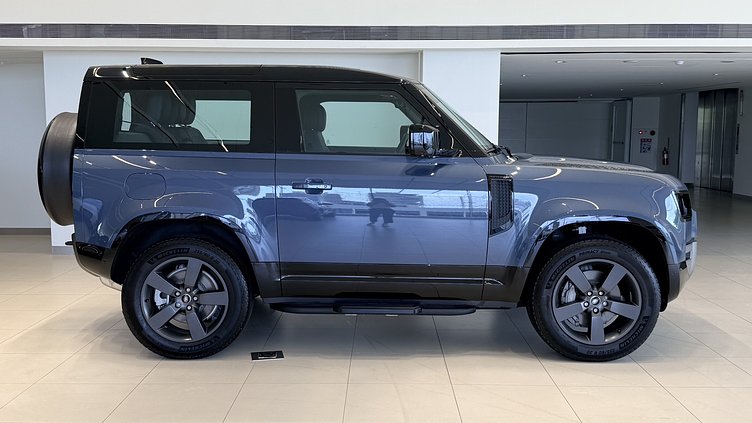 2025 認證中古車 Land Rover Defender 90 (1DL) 塔斯曼藍 Tasman Blue D300  輕油電混合 X-Dynamic HSE