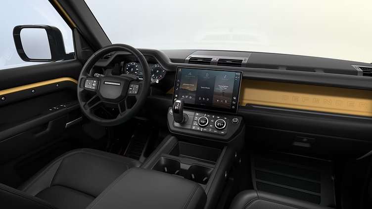 2026 New Land Rover Defender 110 Deep Sandglow Yellow D350 Diesel Mild Hybrid Trophy Edition in Deep Sandglow Yellow